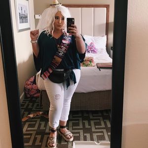 White ripped jean - distressed - offers accepted